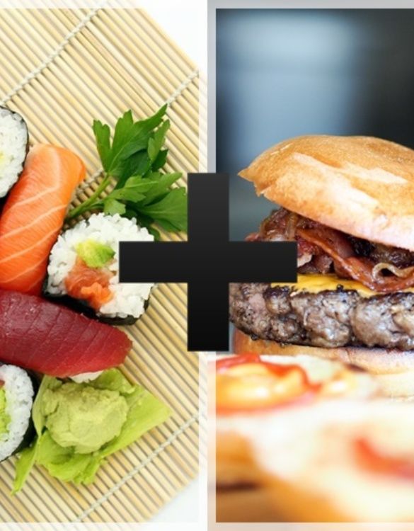 Sushi-Burger: ¿Te imaginás la unión de estas dos comidas?