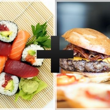 Sushi-Burger: ¿Te imaginás la unión de estas dos comidas?