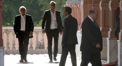 Marcelo Tinelli y Rodolfo D'Onofrio / Fuente: NA Marcelo Tinelli y Rodolfo D'Onofrio / Fuente: NA
